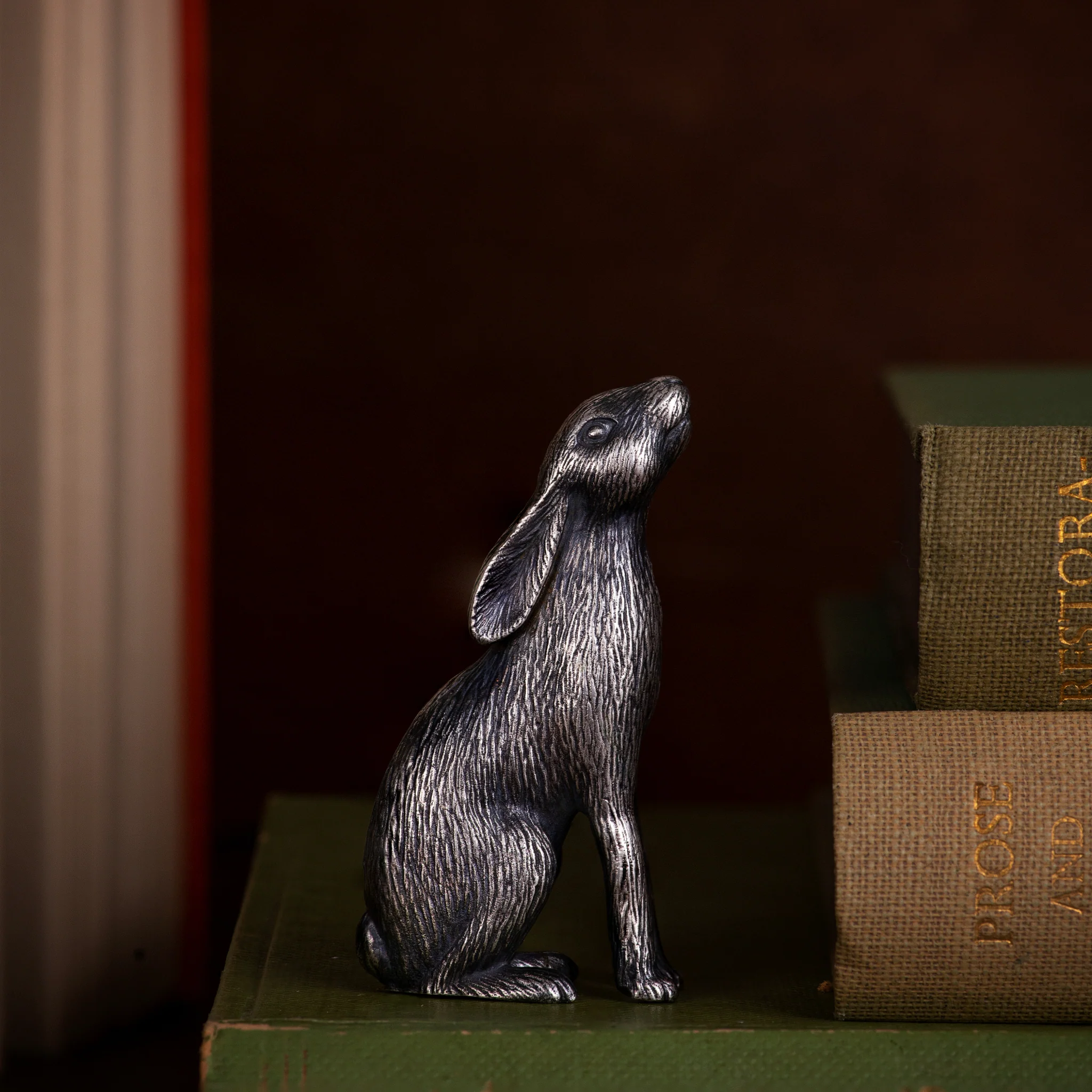 Moon Gazing Hare Sculpture - Image 3