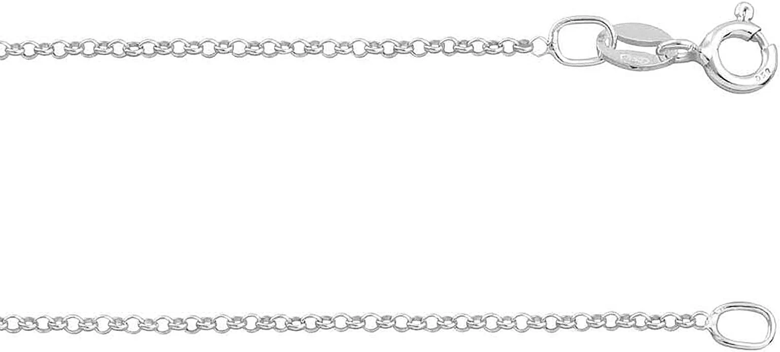 Sterling Silver 1.5mm Round Belcher Necklace - Image 4